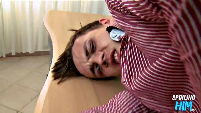 Amateur stud doggystyled at casting