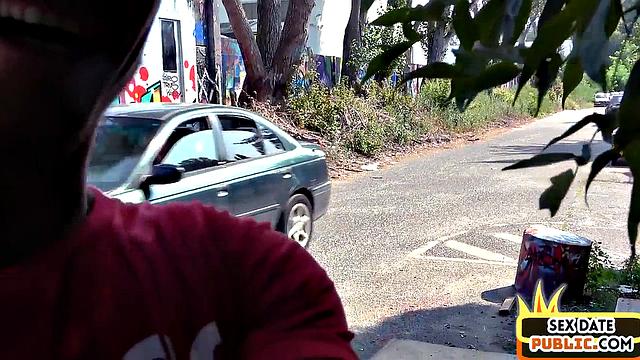 21yo blonde babe pounded outdoors