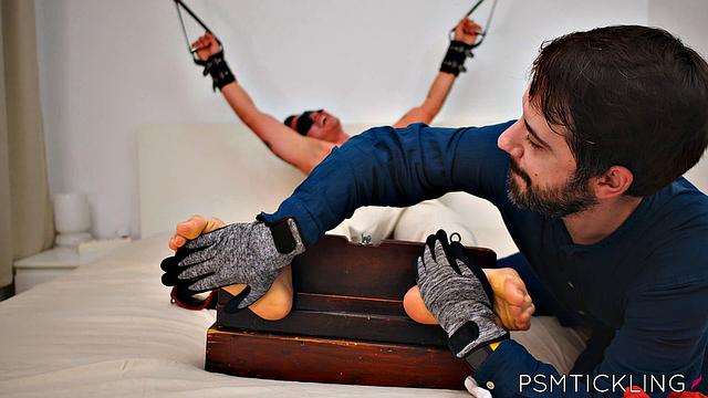 Arley's feet get wrecked in the stocks