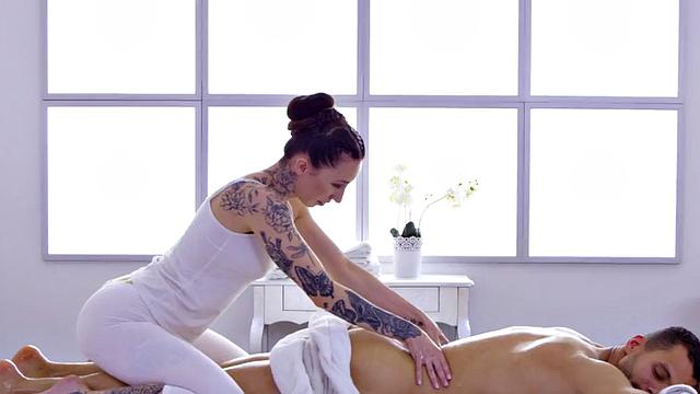 Massaging bitch loves fucking by BWC in wet pussy hole