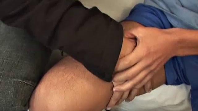 Young Latinos Bernard and Emanuel hook up and make their way home for some private time. On the bed, a well placed hand signals the start of an afternoon romp between these two cuties.