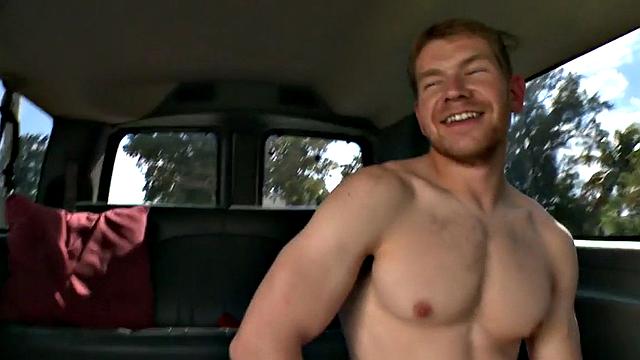 Picked up dude gives facial