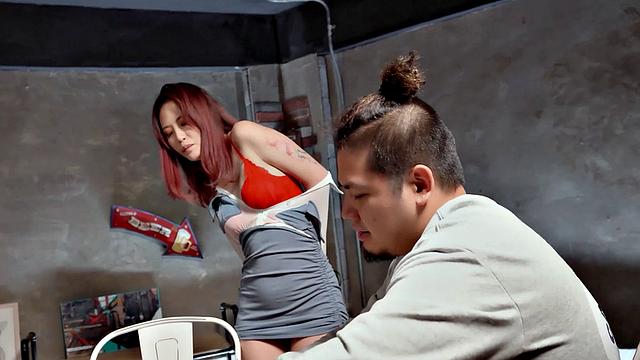 Bad Bad, just can not seem to win at Mahjong so sucks and fucks instead