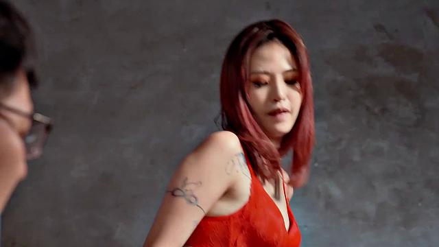 Bad Bad, just can not seem to win at Mahjong so sucks and fucks instead