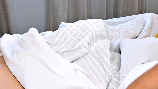 Sexy blonde MILF Karen Fisher fucks her friend's son's cock