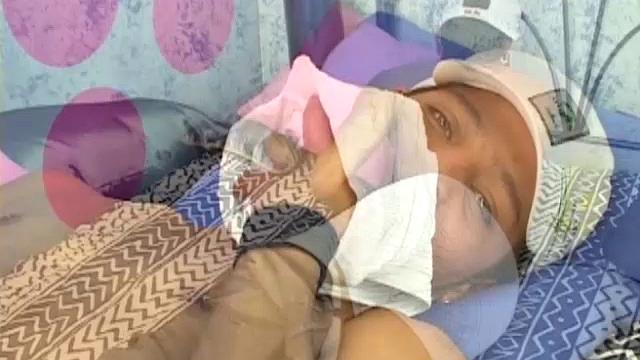 Little Claudio shows off his big fat uncut cock and shoves anal beads up his Latin twink ass, before stroking out a big load of cum onto his smooth belly.