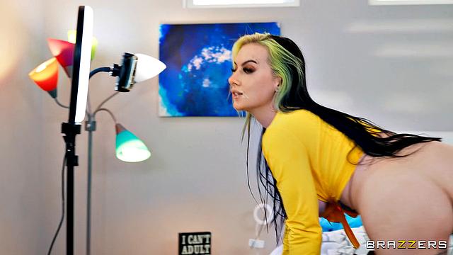 Caught Peeping On Camgirl