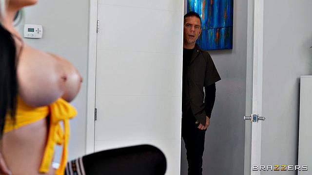 Caught Peeping On Camgirl