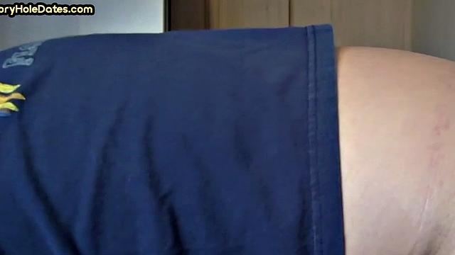 IR gloryhole amateur assfucked after sucking cock