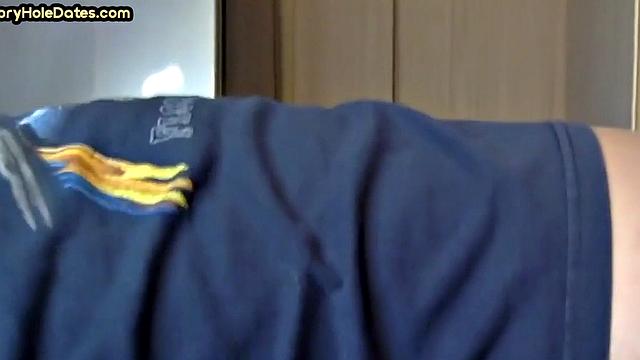 IR gloryhole amateur assfucked after sucking cock