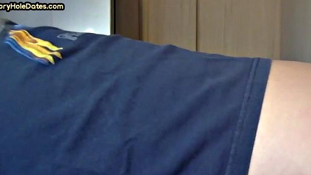 IR gloryhole amateur assfucked after sucking cock