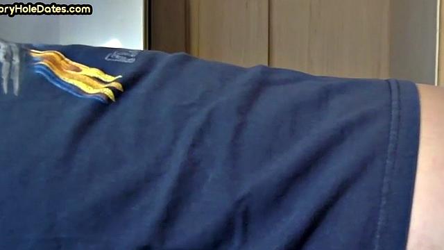 IR gloryhole amateur assfucked after sucking cock