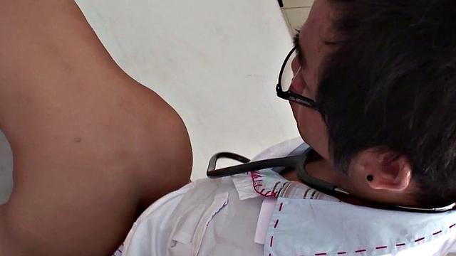 Home Asian twink spoiled by doctor after ass checking