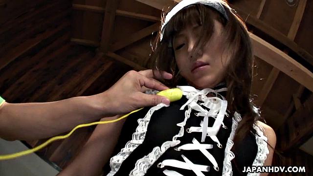 Cute Asian lady Mahiru getting drilled