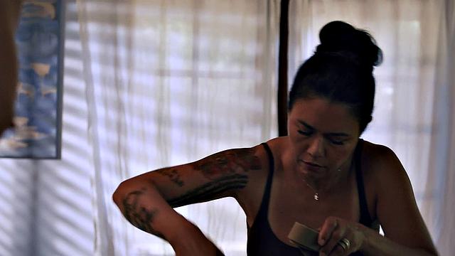 MOMMY'S BOY - Mourning MILF Dana Vespoli Begs Stepson To Fuck With Late Husband's Uniform