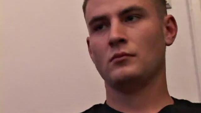 Rick Waters strokes his cock hard and cums for the camera