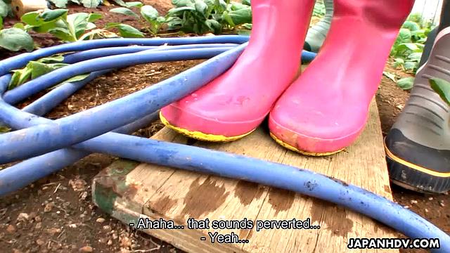 Adorable blonde Rara gets rammed outdoors