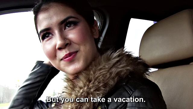 Czech Honey's Roadside Sex Tape: Pounded in the Car, Fucked Outdoors & Balded