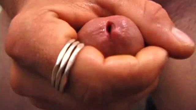 Brock Labelli strokes his cock and cums