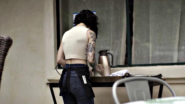 PURE TABOO Seduced Barista Stevie Moon Accepts Anal From Handsome But Rude Customer She Just Met