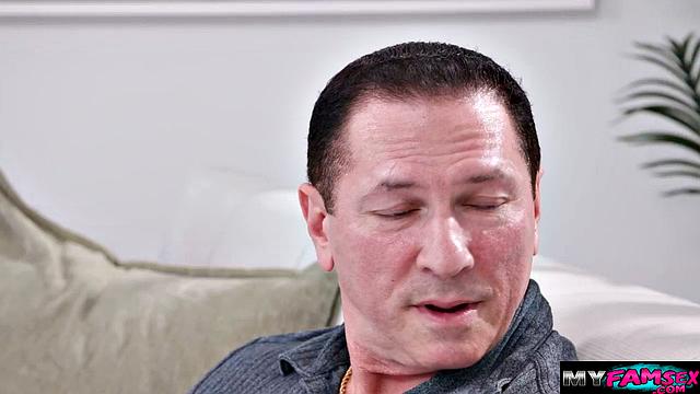 Sucking my stepdad while his wife's out