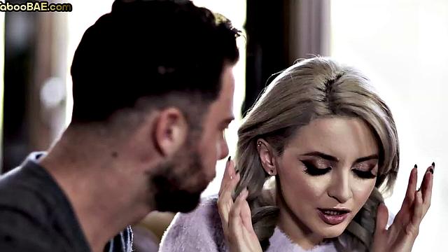 Petite babe smashed by her lover