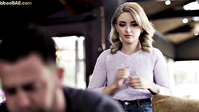 Petite babe smashed by her lover