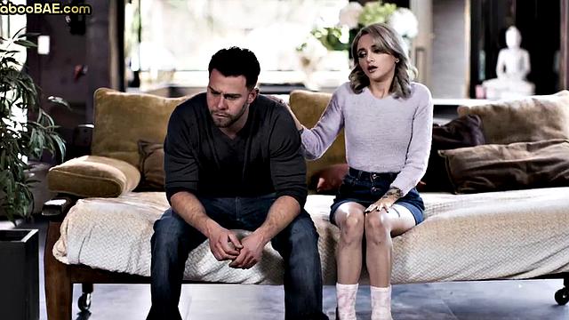 Petite babe smashed by her lover