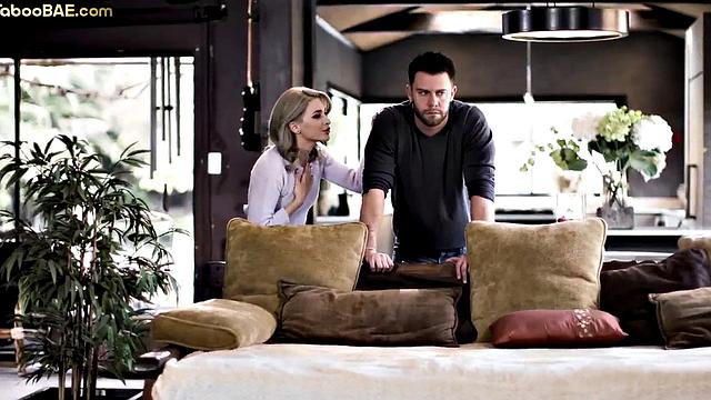 Petite babe smashed by her lover