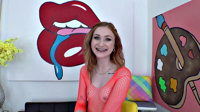 Slutty Scarlet Takes Big Dick