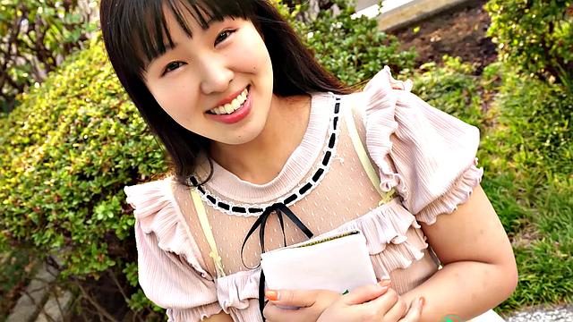 Cute and sweet Ichika Matui spreads her legs for us to dine on her pussy