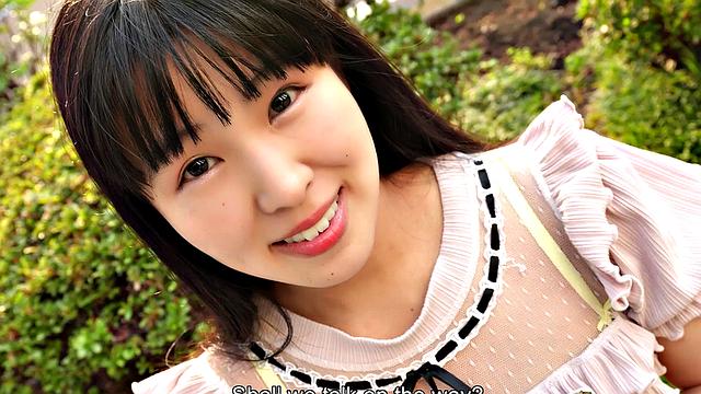 Cute and sweet Ichika Matui spreads her legs for us to dine on her pussy