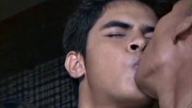 At this quiet restaurant on the outskirts of town, this cute Asian boy orders a threesome, and the waiter starts things off with a cock sucking. He strips the boy naked and in walks another patron, who observes the hot oral sex.