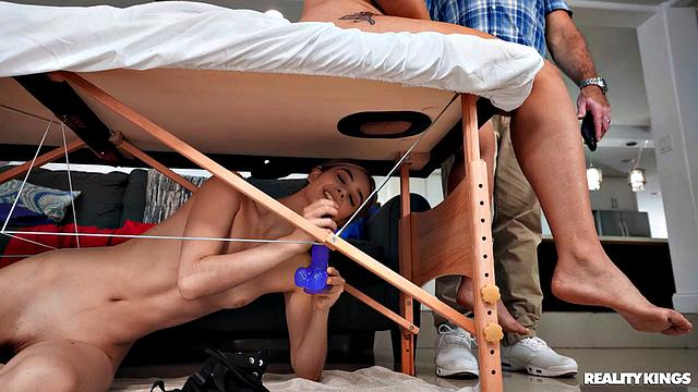 Lesbian Massage With Strap-On