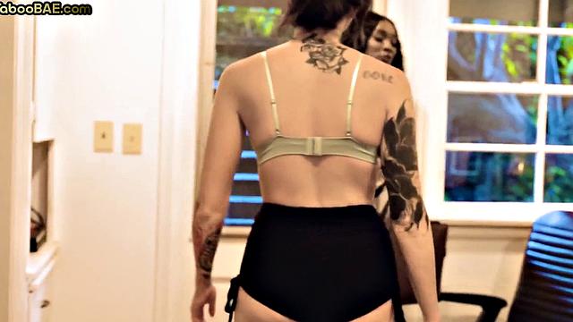 Pussylicked taboo bae fucked by handyman in 3way affair