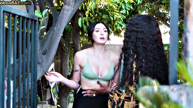 Pussylicked taboo bae fucked by handyman in 3way affair