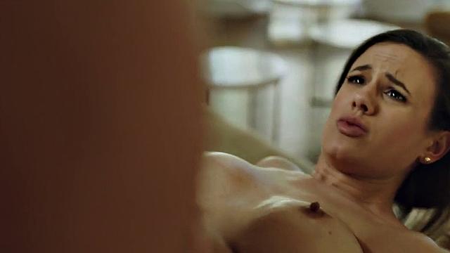 Sinful bigtitted stepmom rides stepson cock passionately