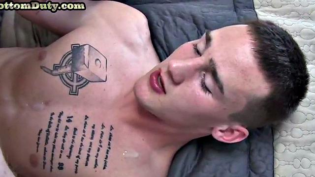 Military studs fuck each other in asshole orgy compilation