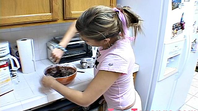 Teen Topanga with small tits Baked and Orgasm