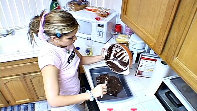 Teen Topanga with small tits Baked and Orgasm