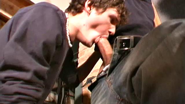 18-year-olds Aden and Ashton take a break from moving and decide to jerk off next to each other.