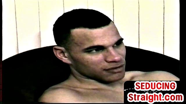 Vintage str8 stud gets HJ from horny guy