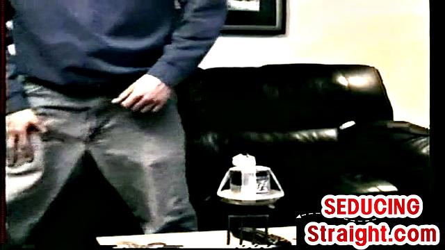 Vintage str8 stud gets HJ from horny guy