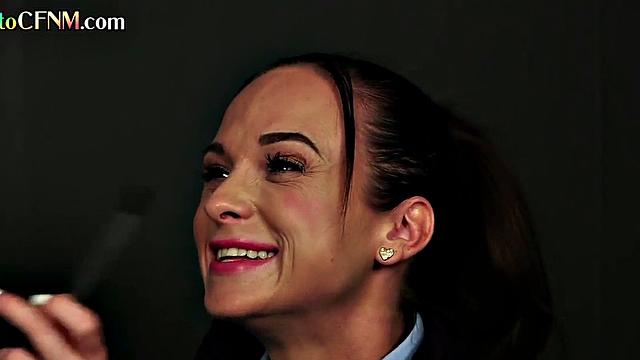 CFNM public college 3some BJ for teacher till cumshot