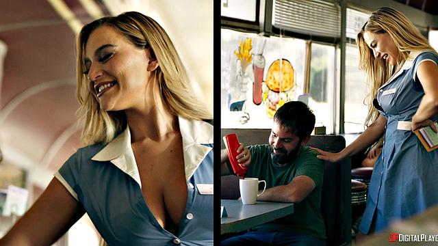 Джуси Сильвер трахается в тачке и мочит вампиров ночью в клубе