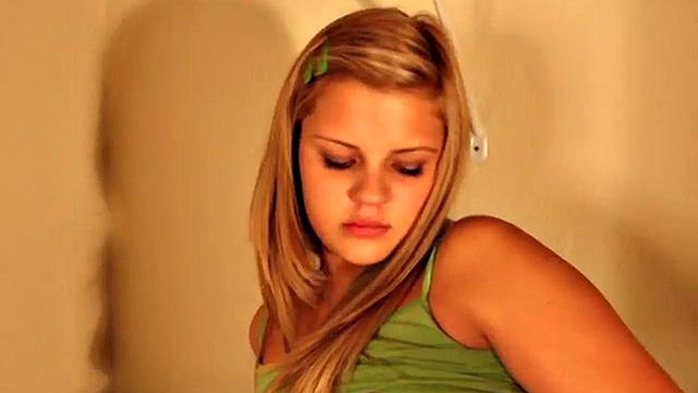 Cute Tabby toys in her washroom