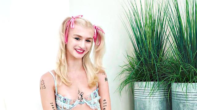 Nympho deepthroating dick in POV