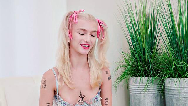 Nympho deepthroating dick in POV