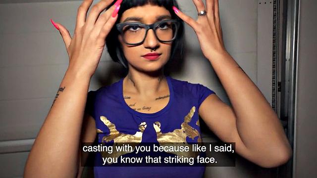 Public busty slut smashed in wet pussy by fucker