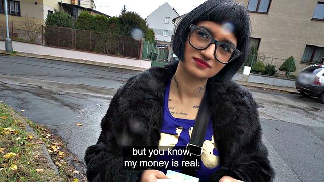 Public busty slut smashed in wet pussy by fucker